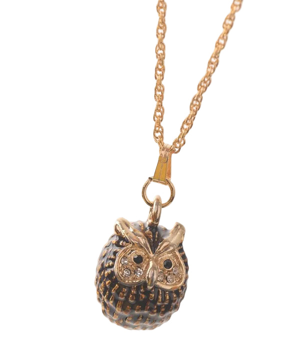 Owl Charm Pendant Necklace