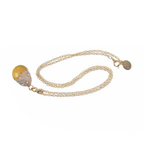 Keren Kopal Yellow Egg Pendant Necklace