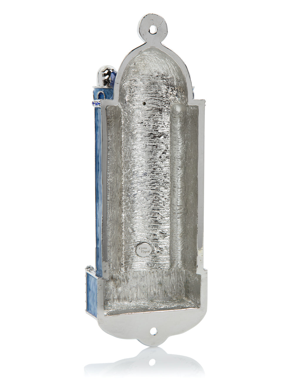 Blue Western Wall style Mezuzah
