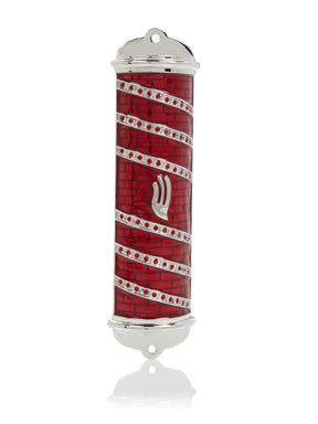 Red Modern Mezuzah