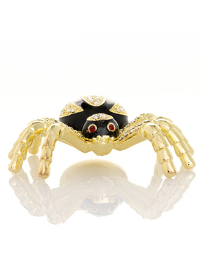 Gold & Black Tarantula Spider