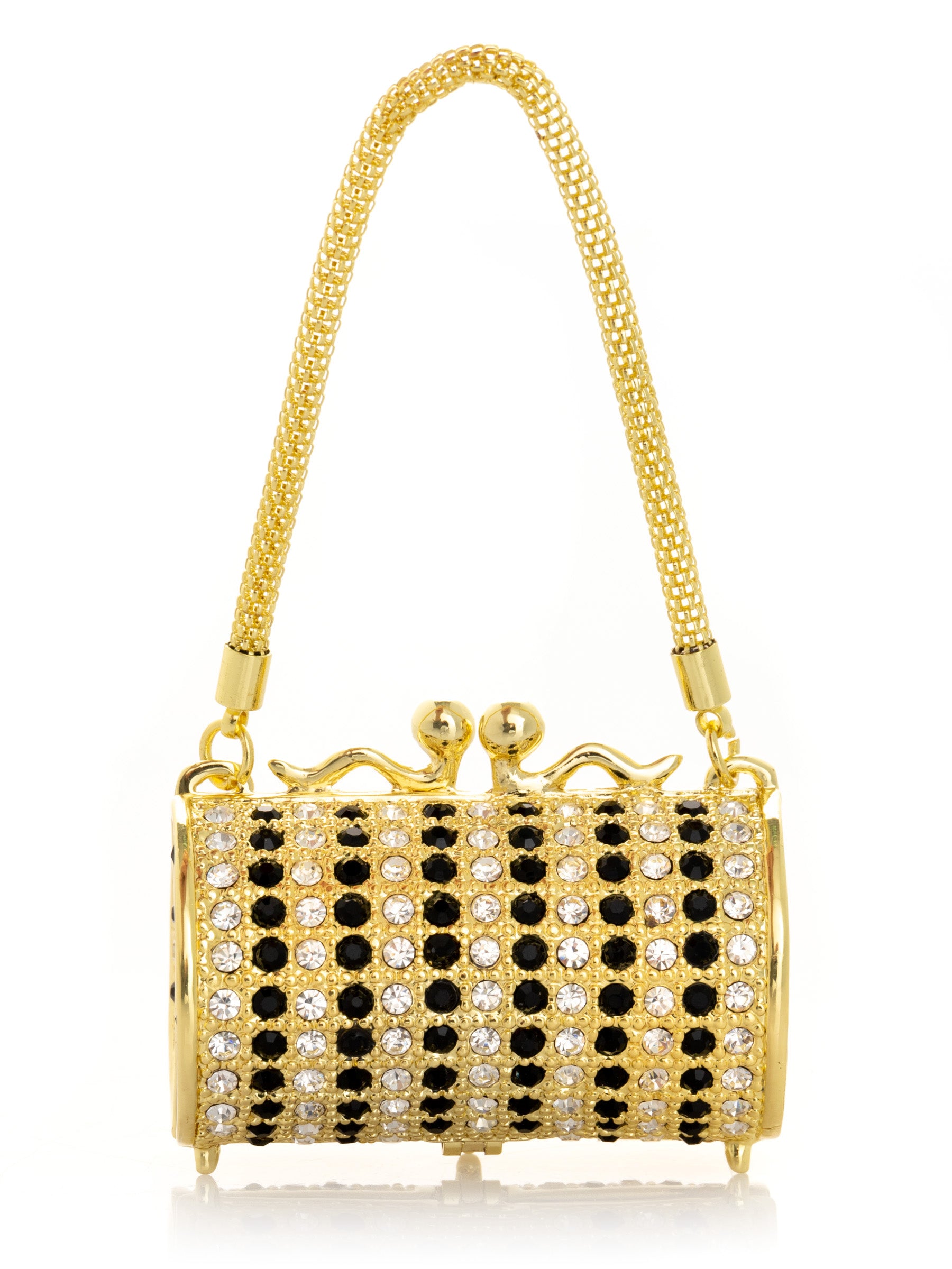 Bright Golden Black Handbag