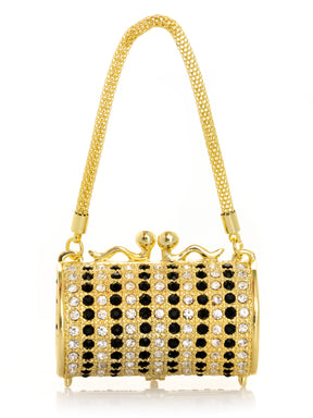 Bright Golden Black Handbag