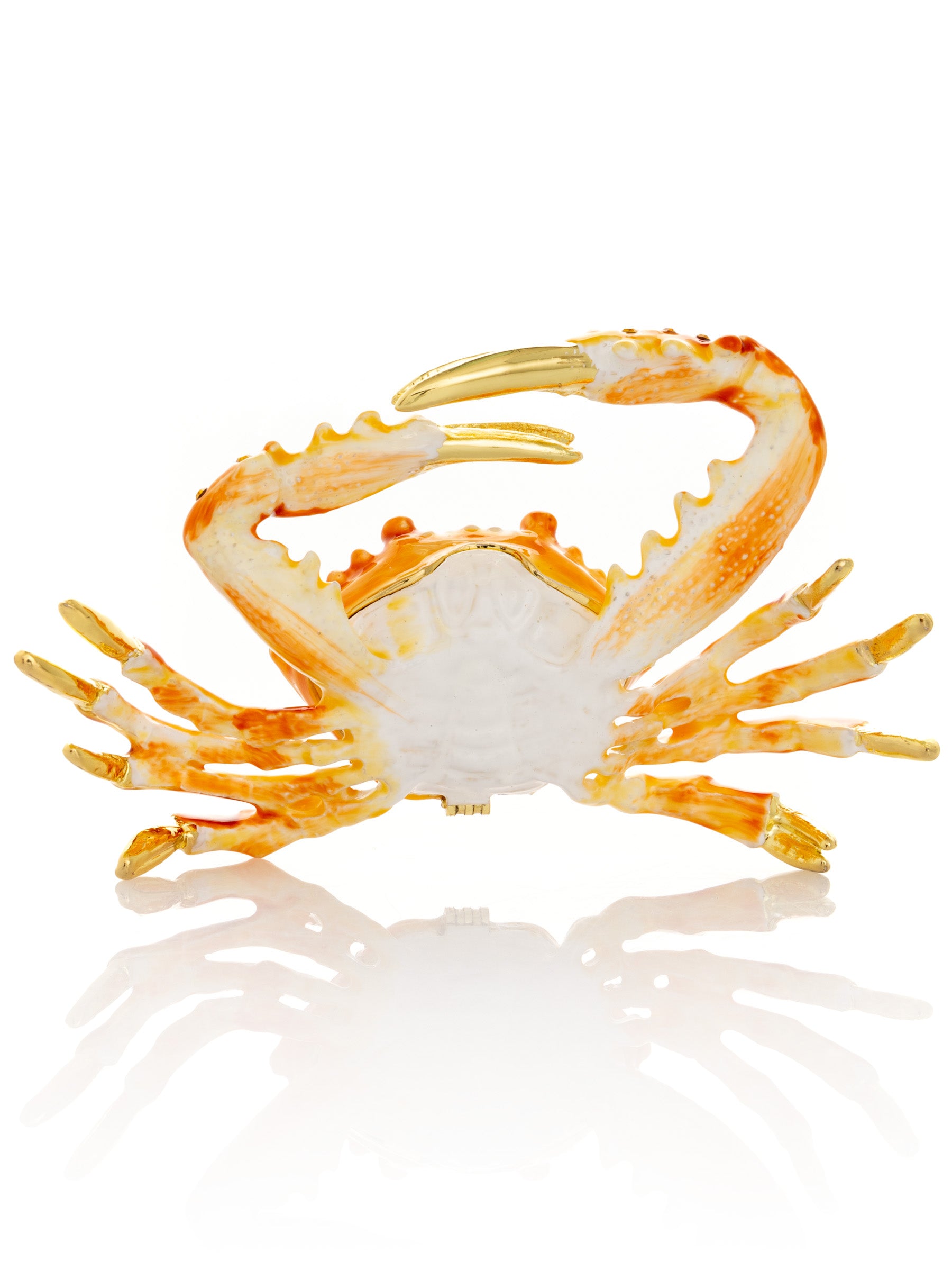 Orange Crab trinket box