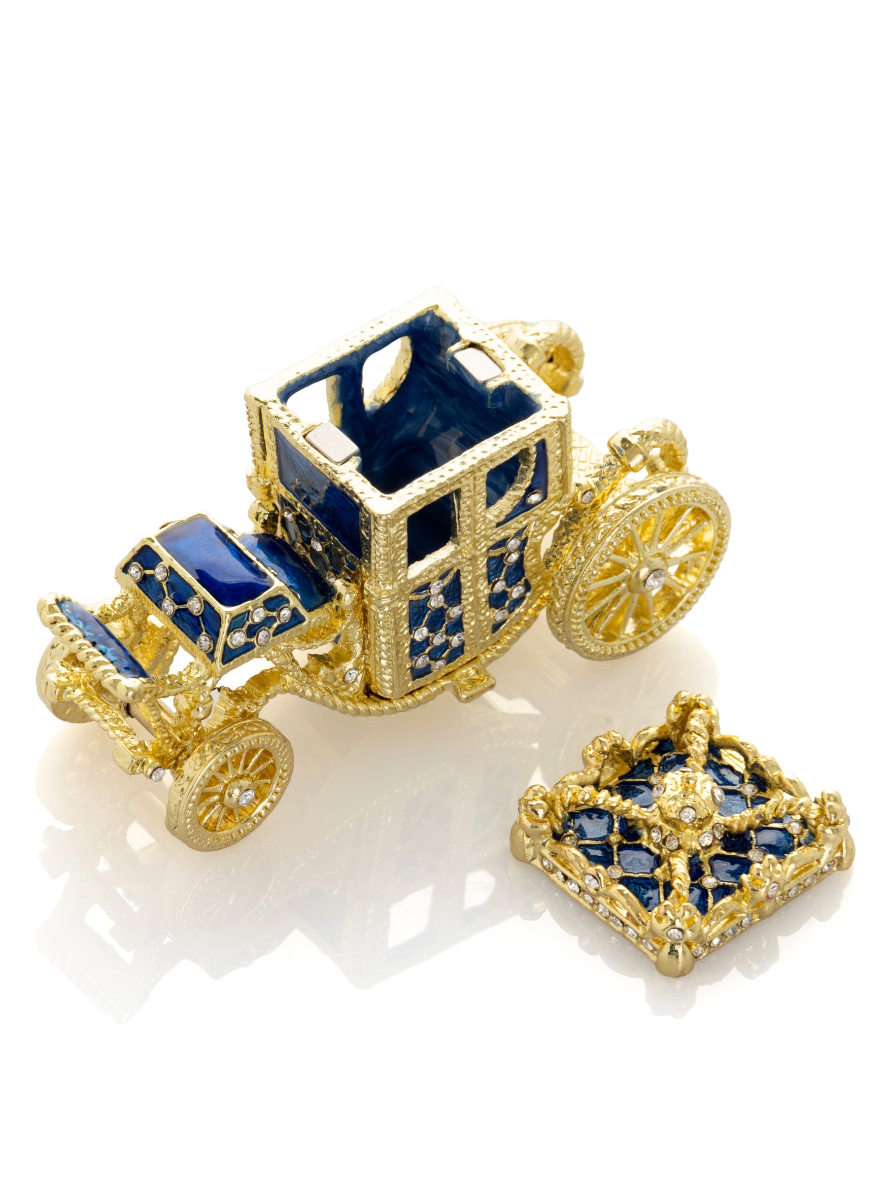 Gold & Blue Carriage