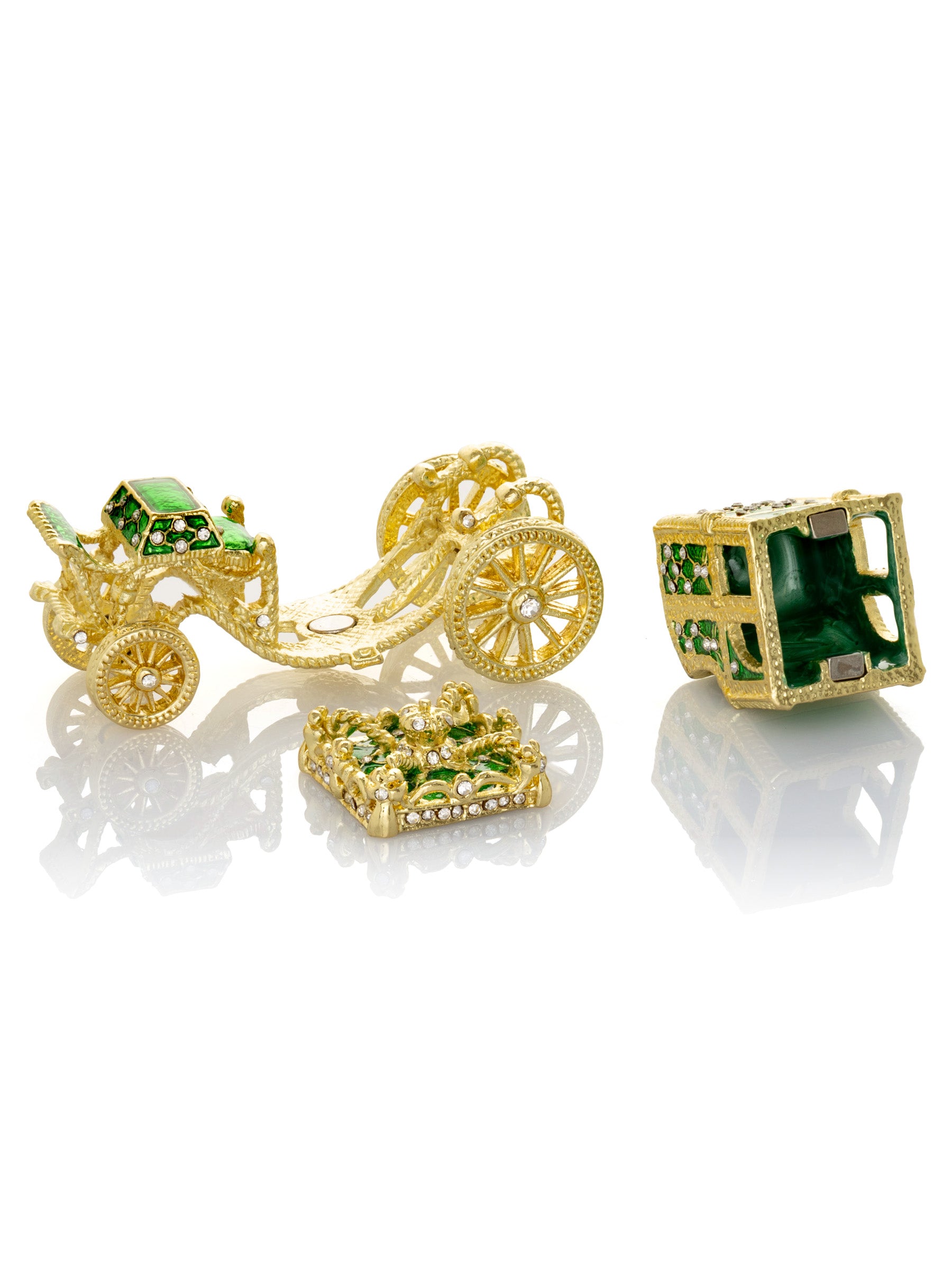 Gold & Green Carriage