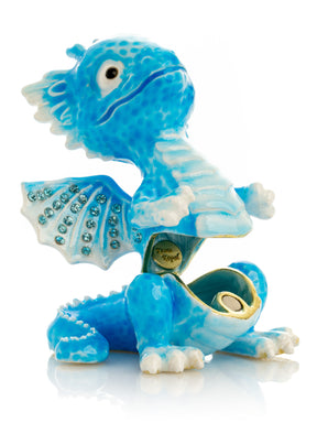 Cute Blue Chinese Dragon