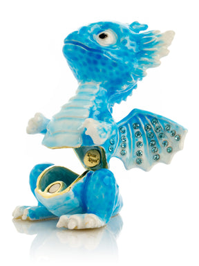 Cute Blue Chinese Dragon