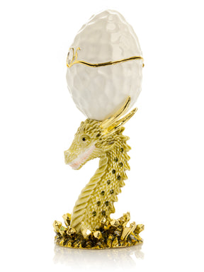 Golden Dragon head white egg