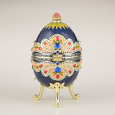 Keren Kopal Blue Colorful Russian Egg