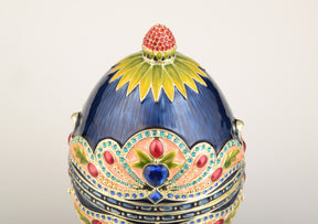 Keren Kopal Blue Colorful Russian Egg
