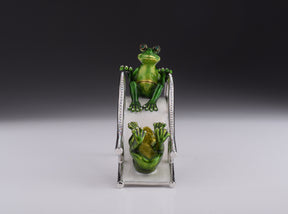 Keren Kopal Two Frogs Riding Slide