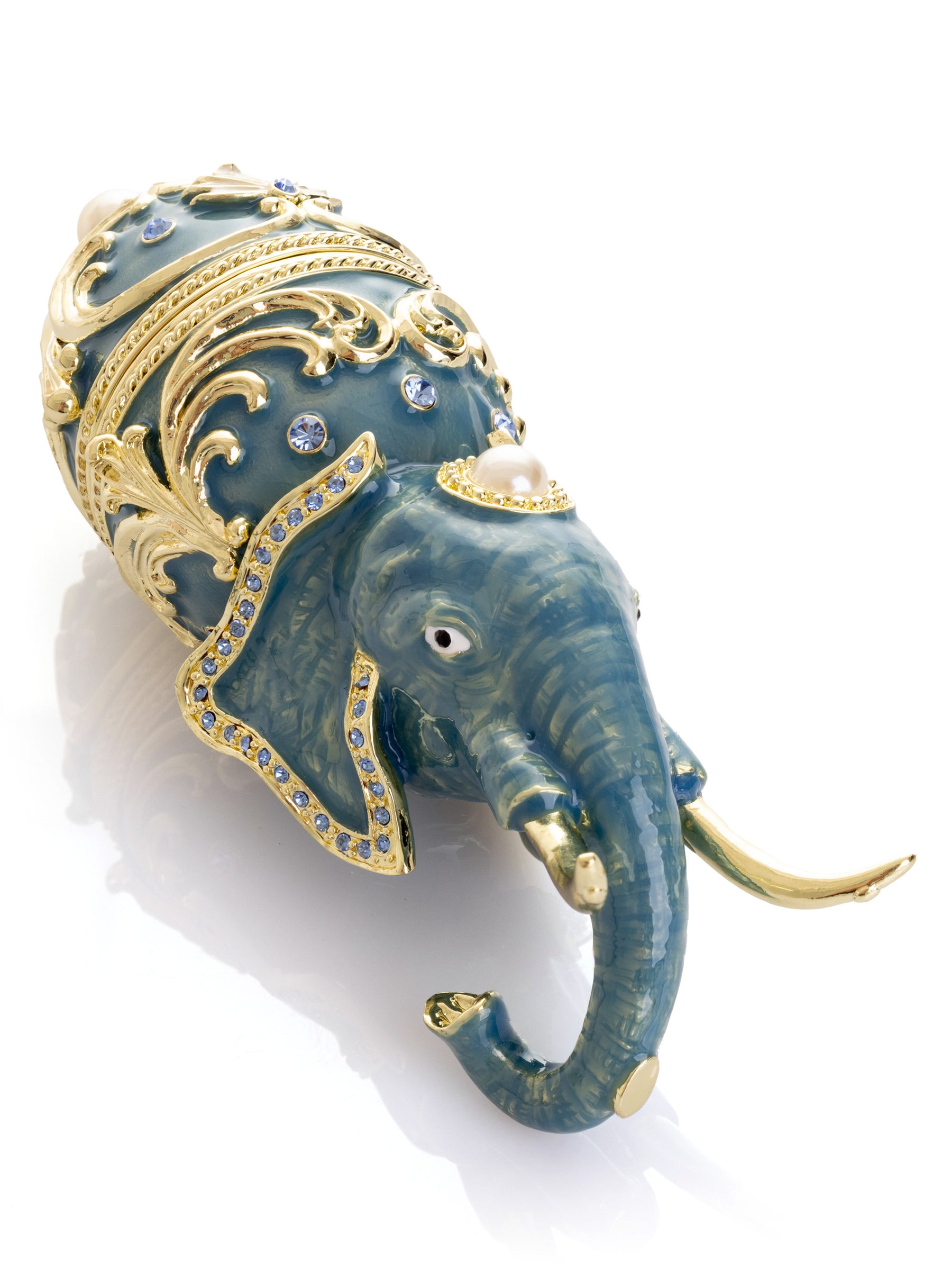 Keren Kopal Unique Easter Egg Elephant Pedestal