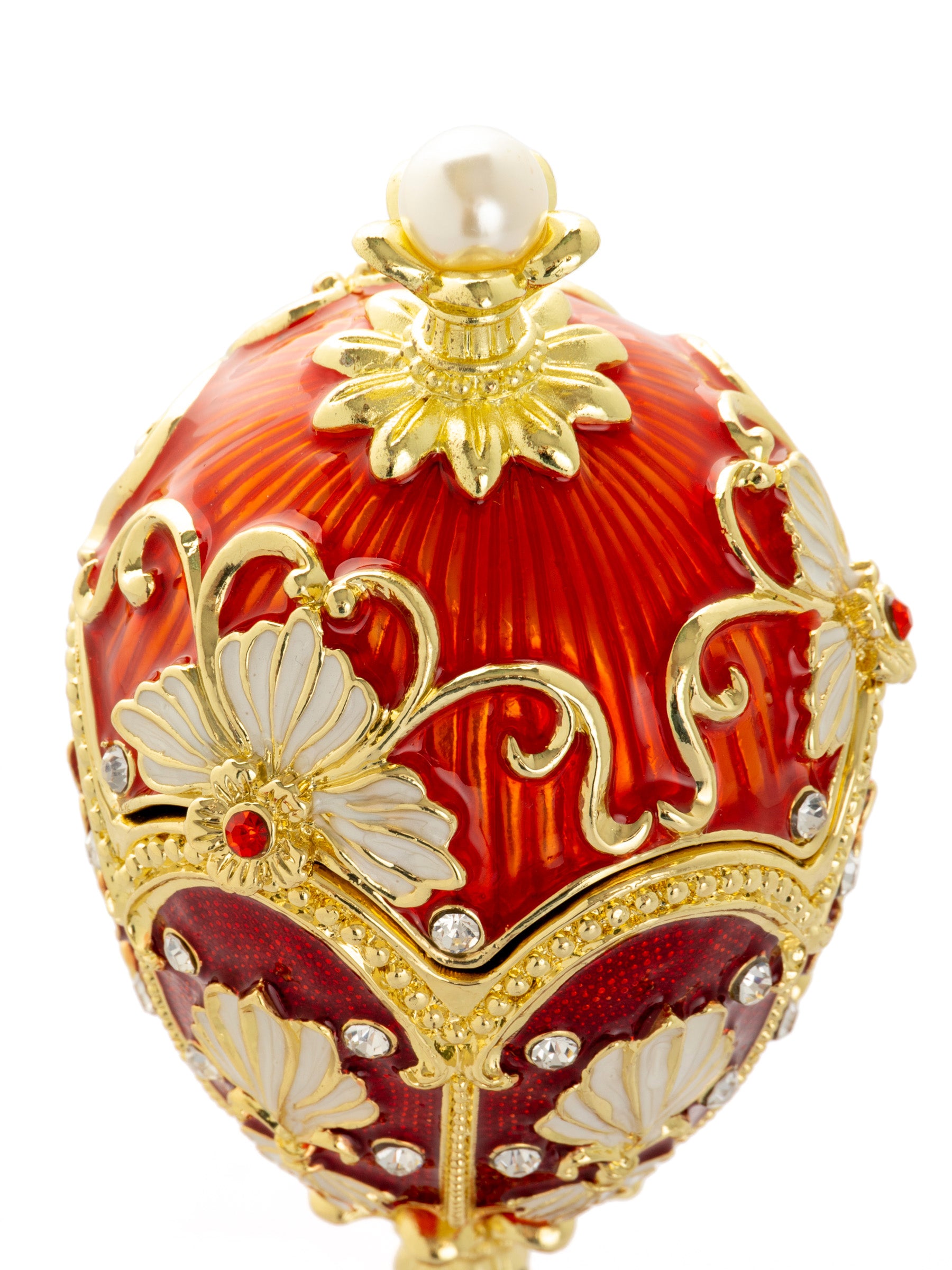 Music Playing Red Faberge Egg