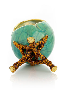 Turquoise Faberge Egg