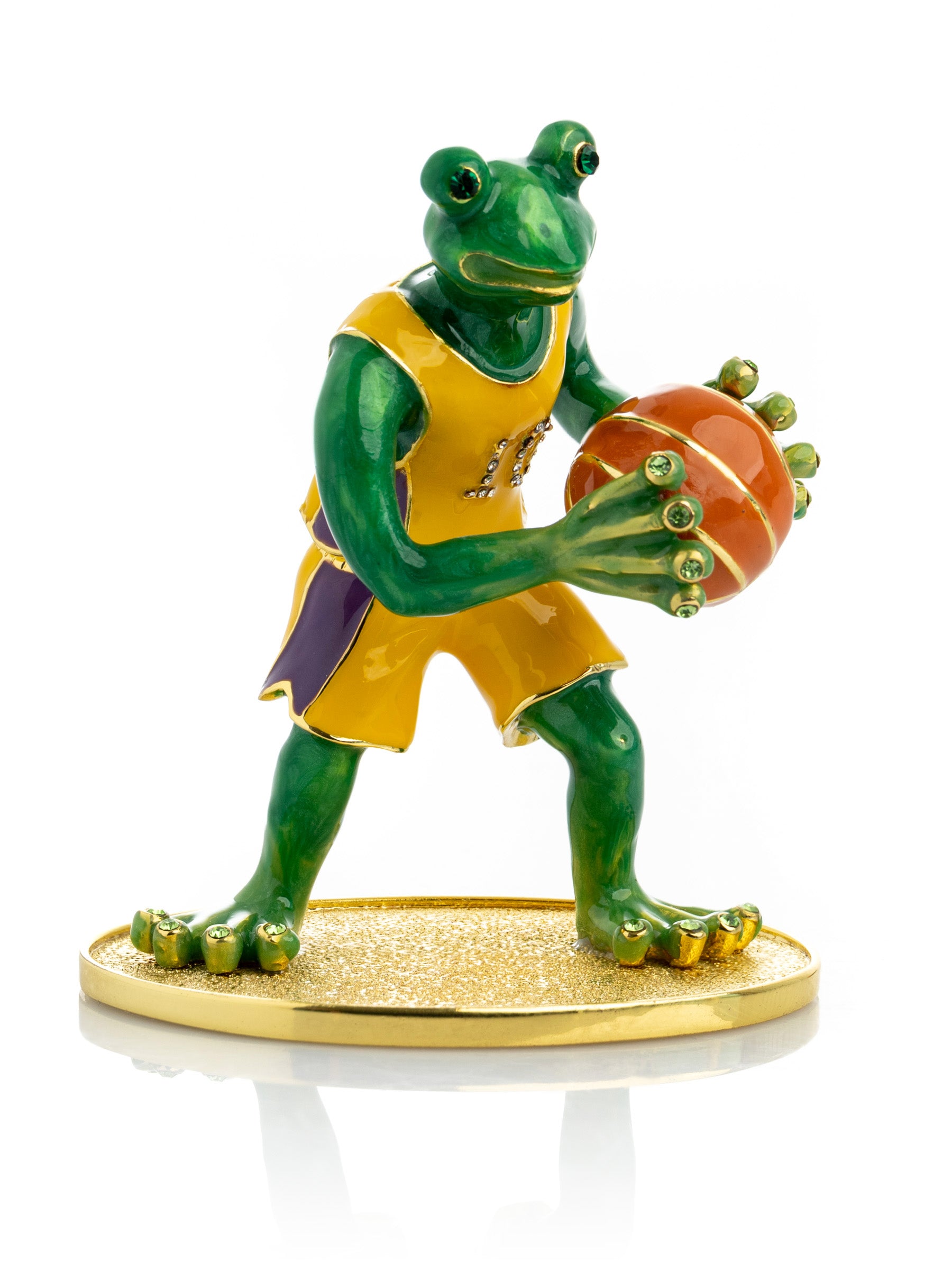 Frog Playing Basketball