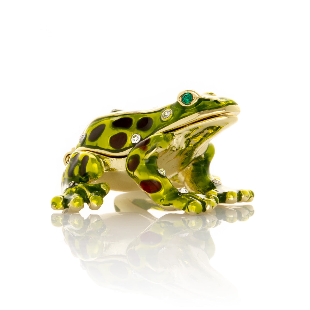 Green Black Spotted Frog