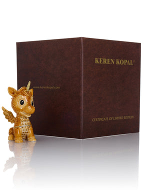 Keren Kopal Cute Brown Unicorn Horse trinket Box Limited Edition 1-250