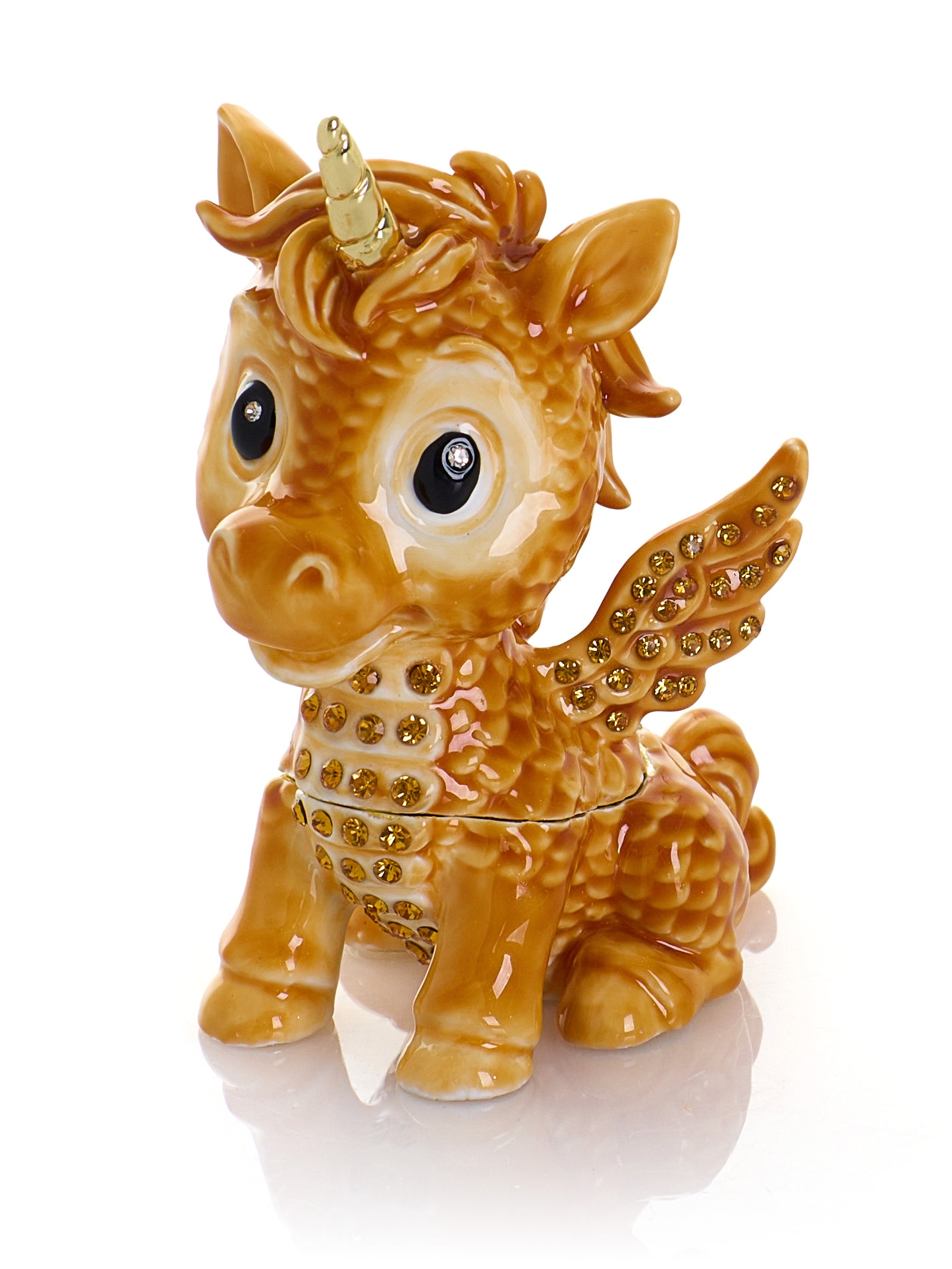 Keren Kopal Cute Brown Unicorn Horse trinket Box Limited Edition 1-250