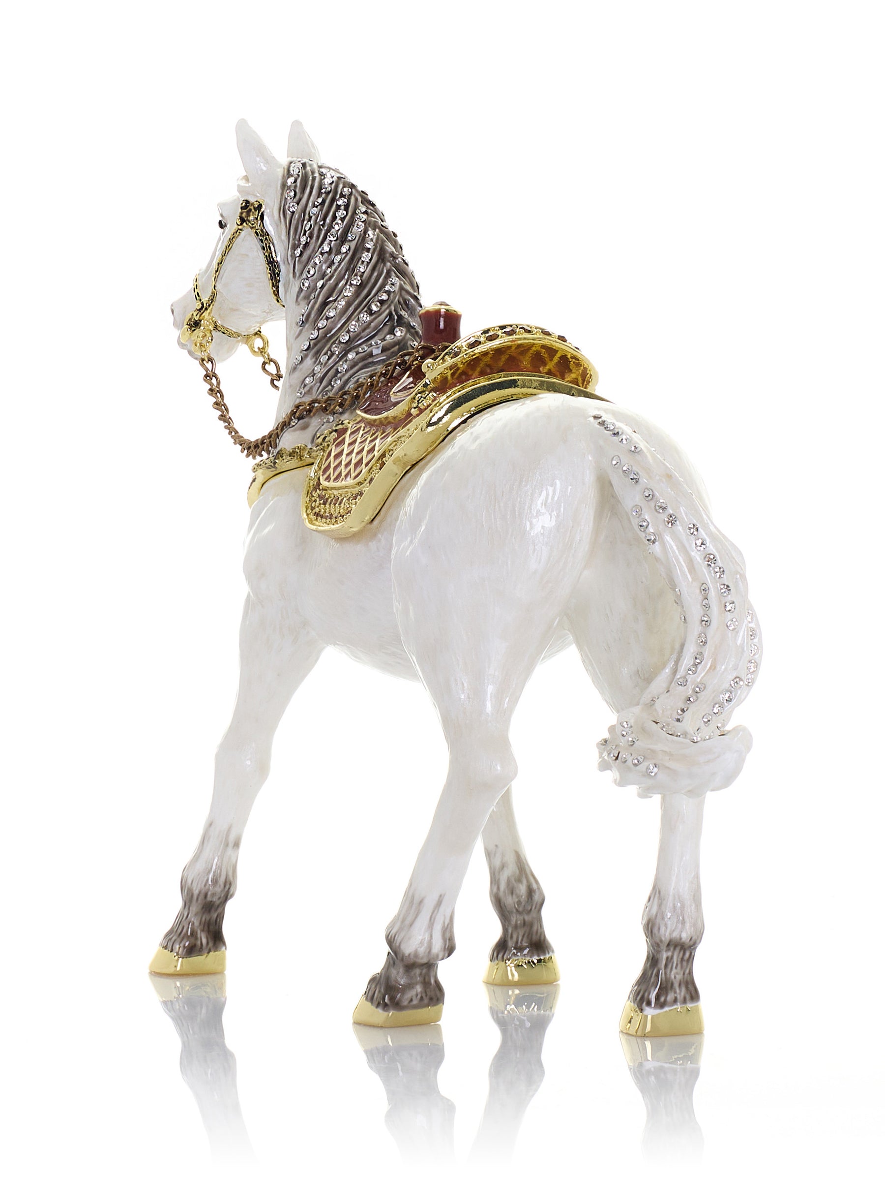 Keren Kopal White Horse Limited Edition 1-250 trinket box