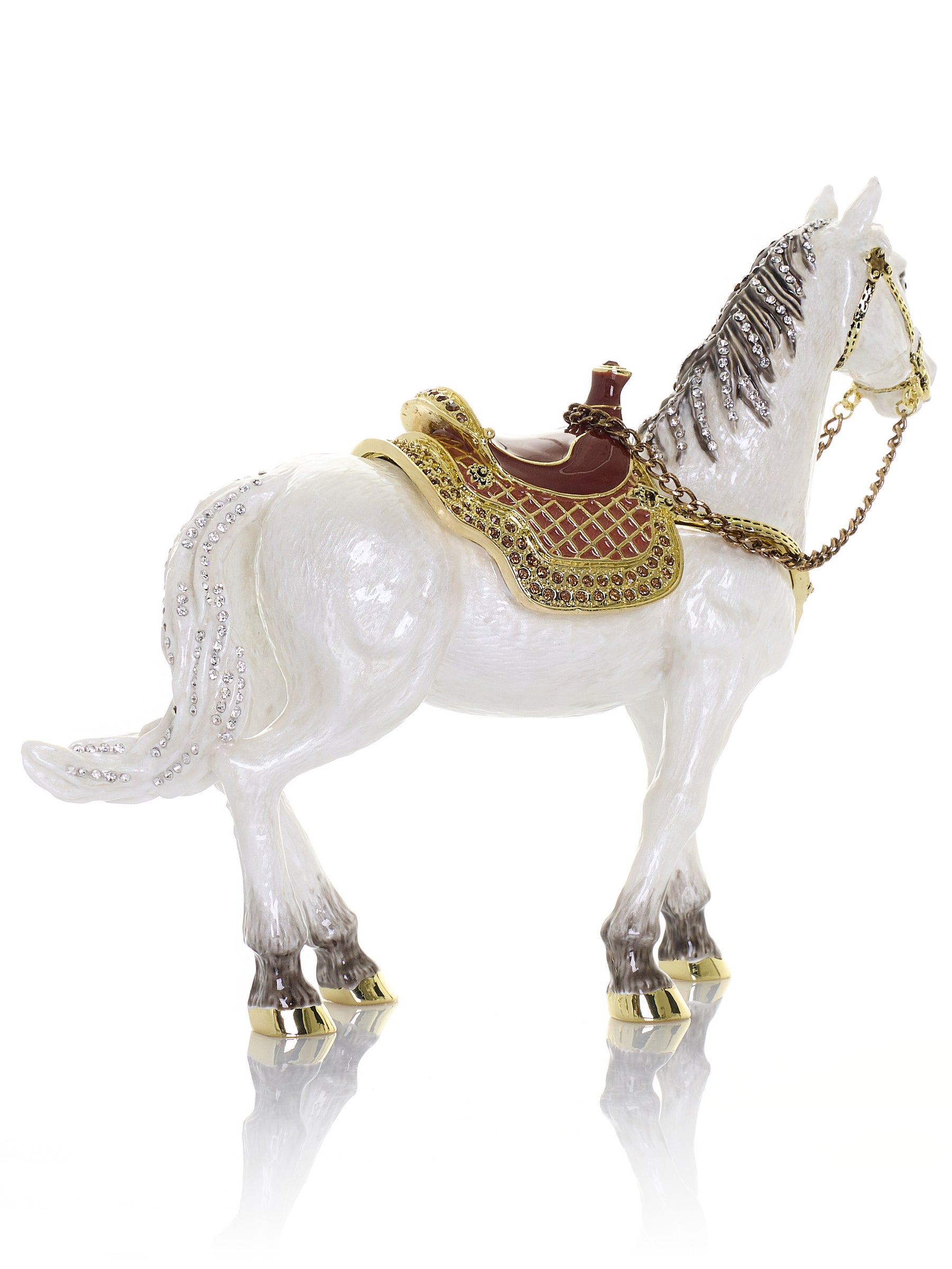 Keren Kopal White Horse Limited Edition 1-250 trinket box