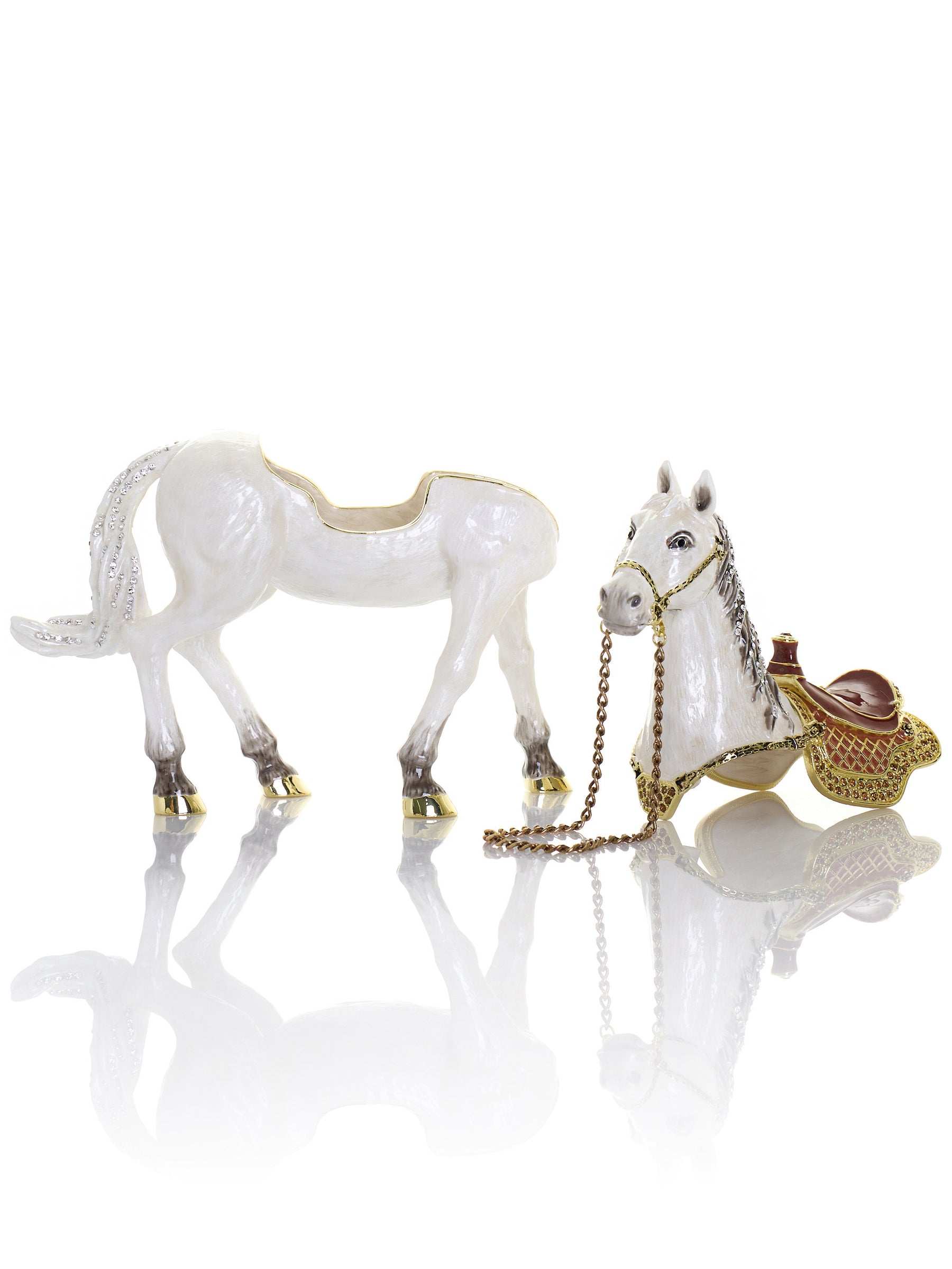Keren Kopal White Horse Limited Edition 1-250 trinket box