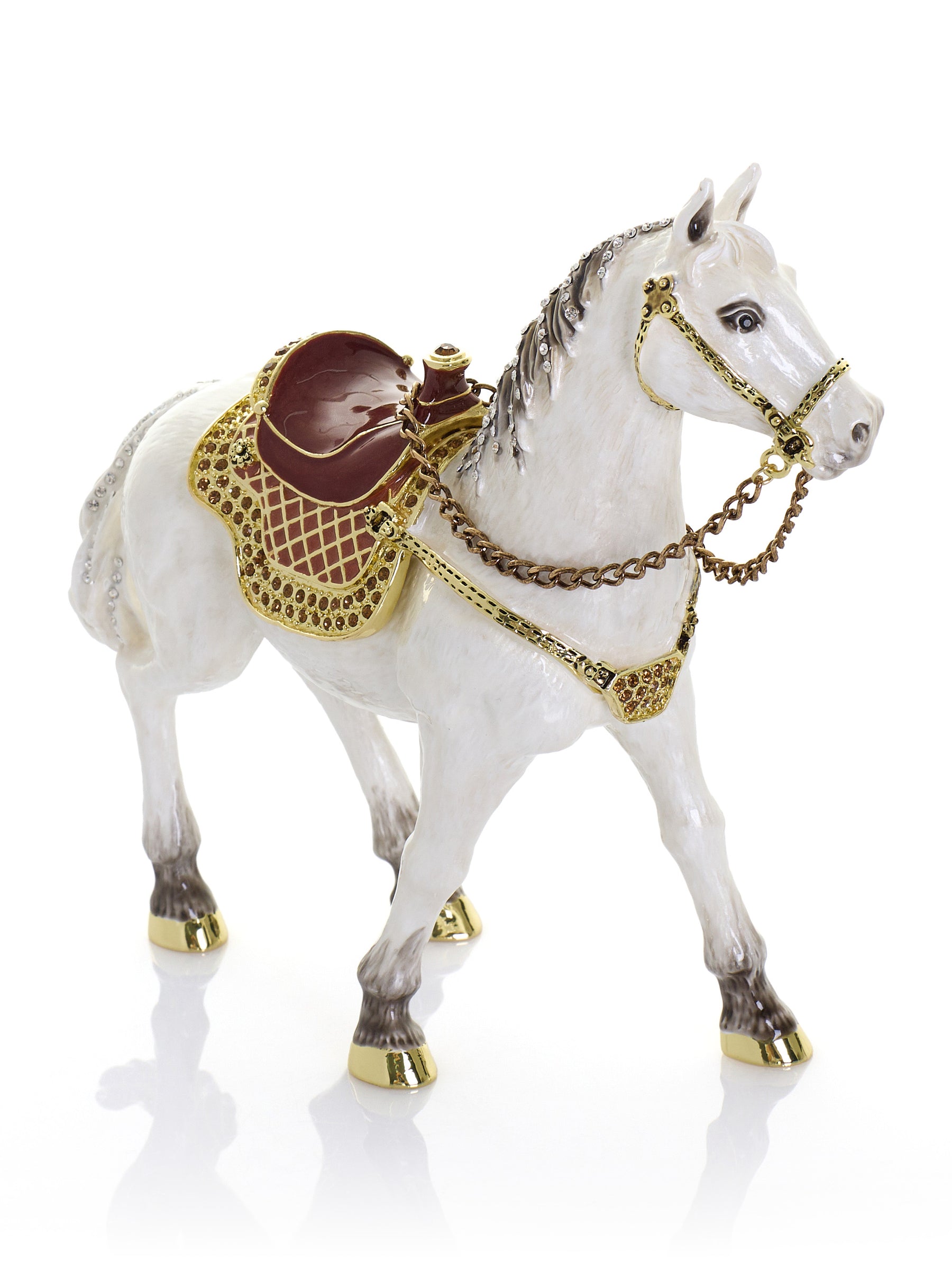 Keren Kopal White Horse Limited Edition 1-250 trinket box