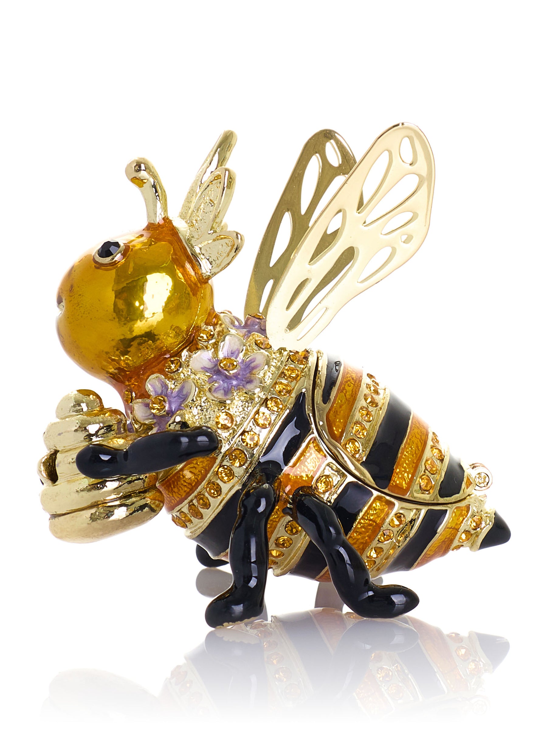 Reine des Abeilles tenant une Ruche – Boîte à bijoux