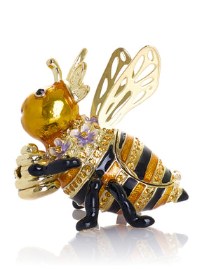 Reine des Abeilles tenant une Ruche – Boîte à bijoux