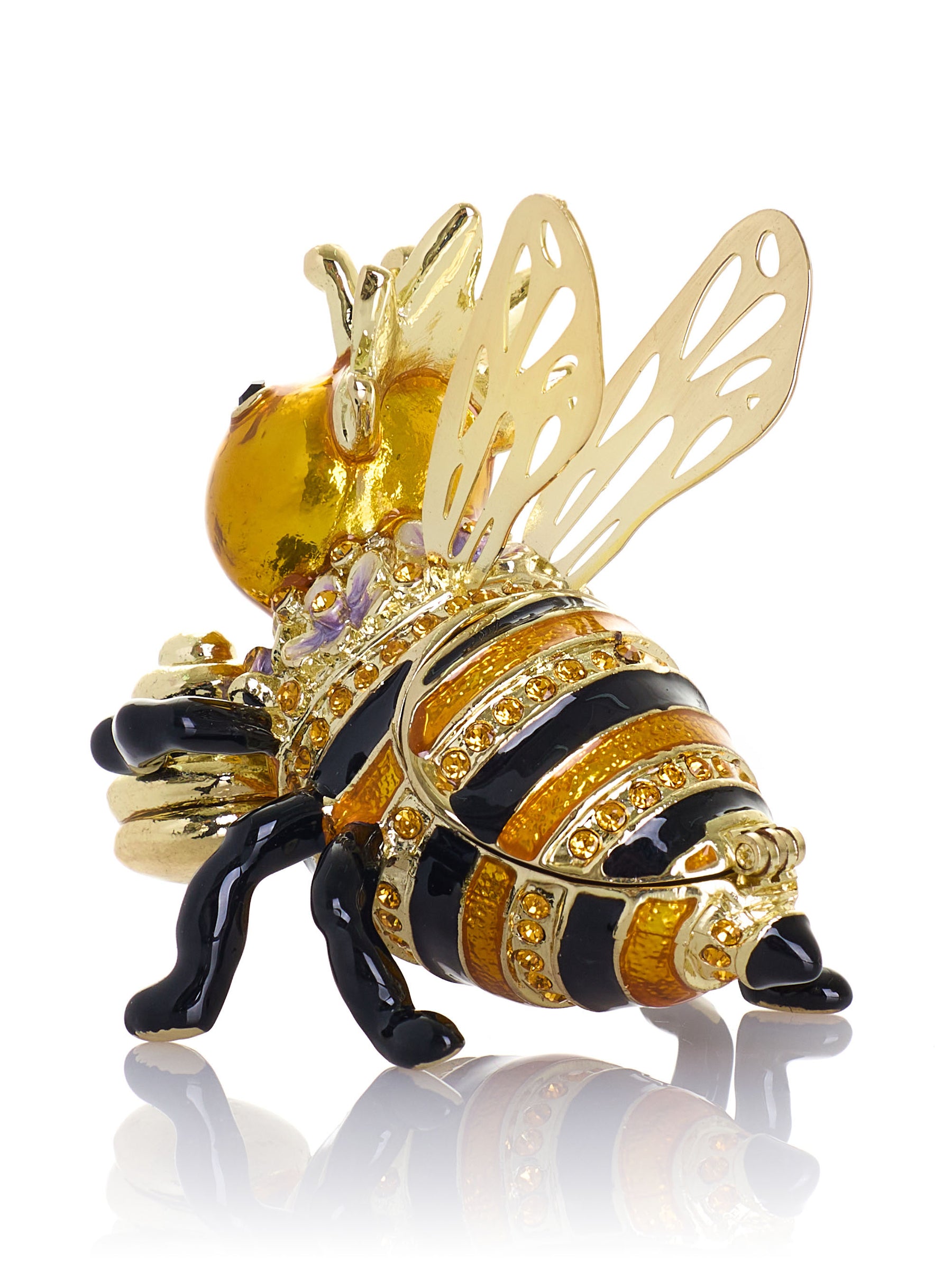 Reine des Abeilles tenant une Ruche – Boîte à bijoux