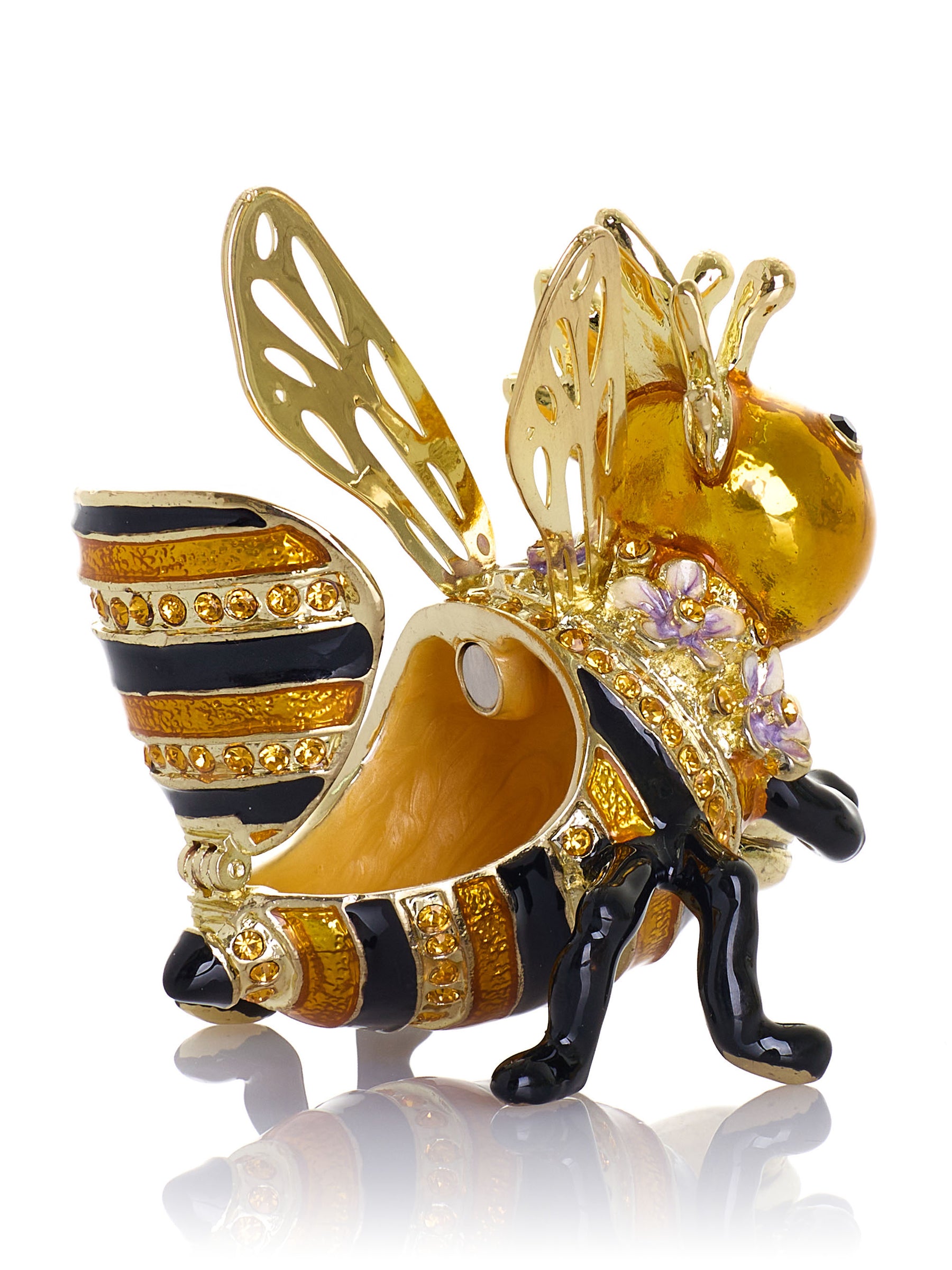 Reine des Abeilles tenant une Ruche – Boîte à bijoux