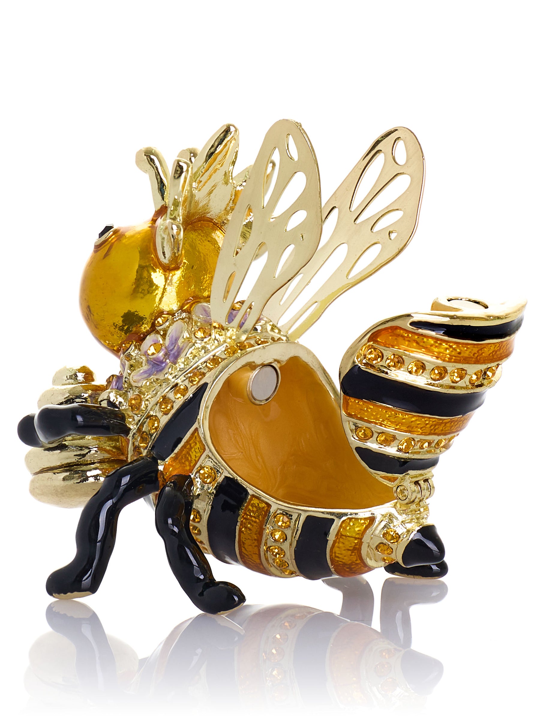 Reine des Abeilles tenant une Ruche – Boîte à bijoux