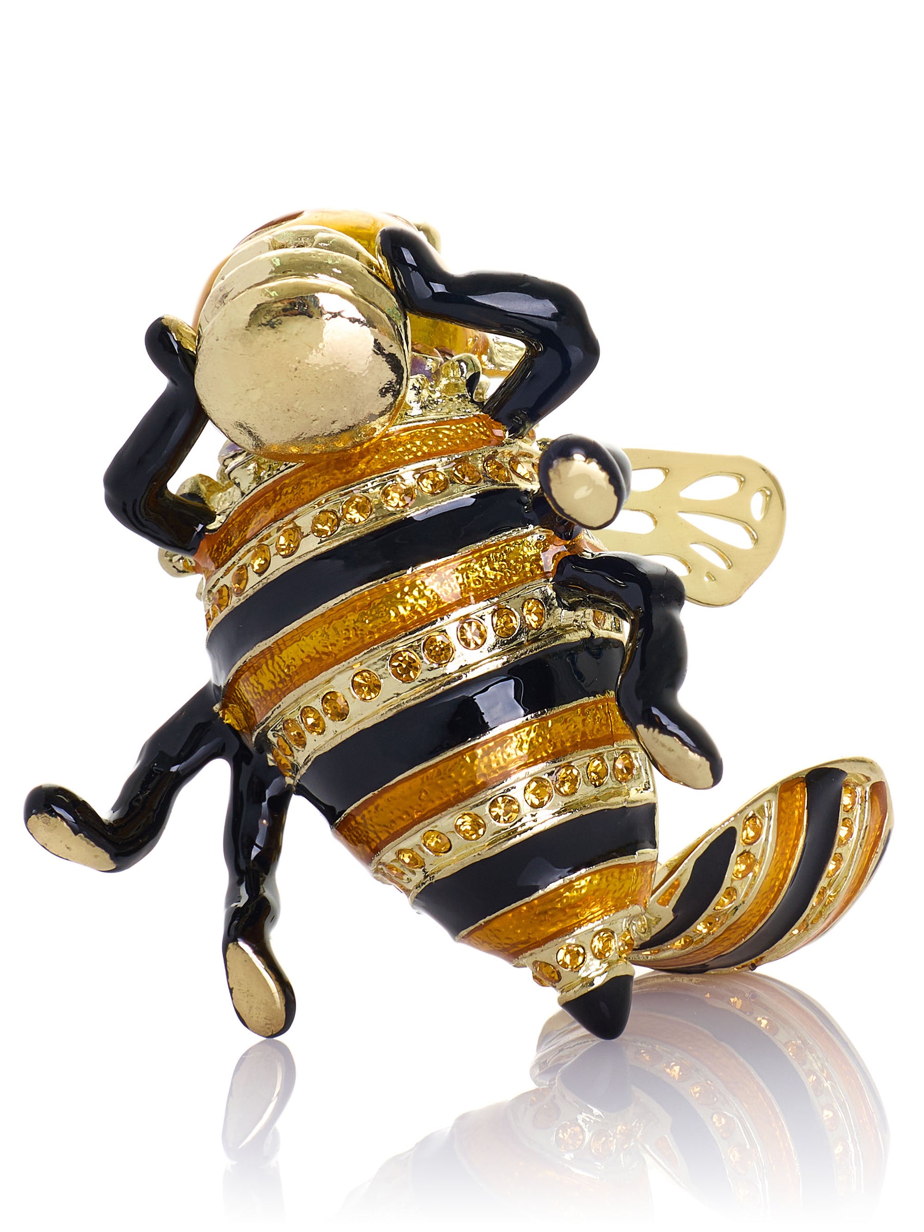 Reine des Abeilles tenant une Ruche – Boîte à bijoux