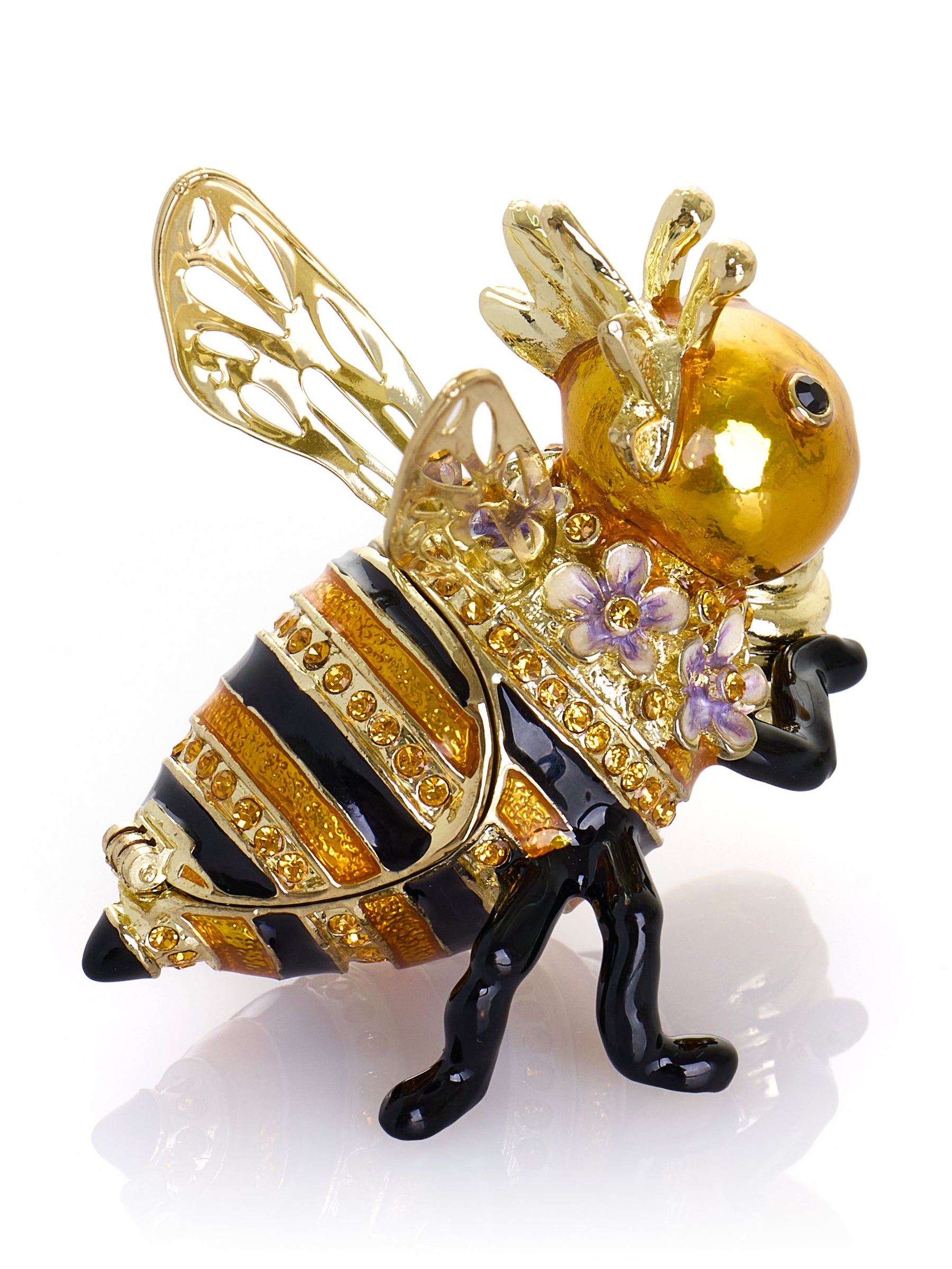 Reine des Abeilles tenant une Ruche – Boîte à bijoux