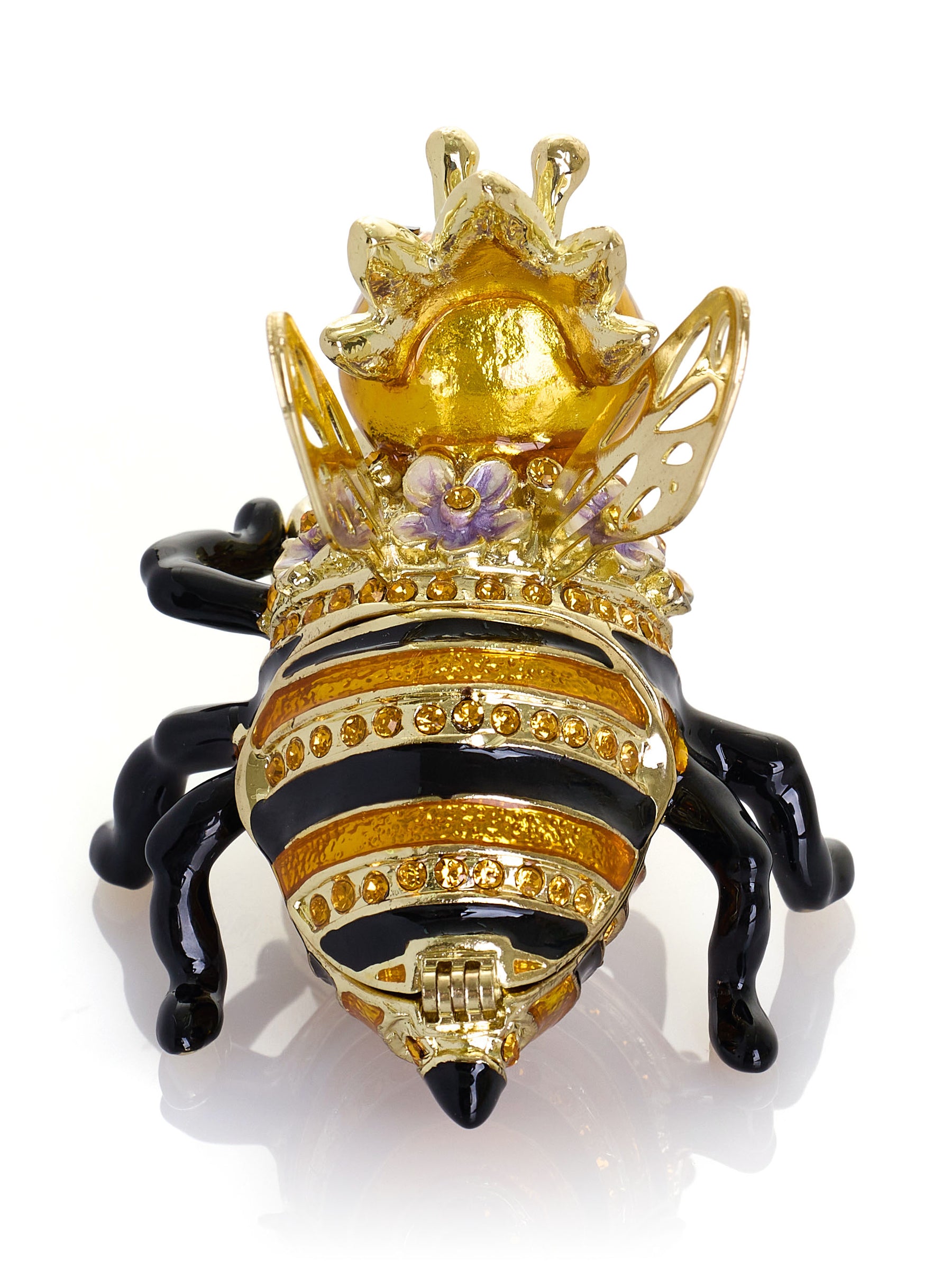 Reine des Abeilles tenant une Ruche – Boîte à bijoux