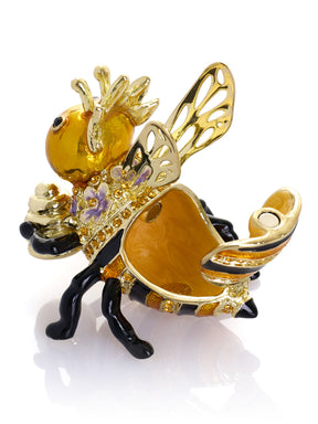 Reine des Abeilles tenant une Ruche – Boîte à bijoux