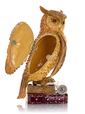 Keren Kopal Wise Owl on Books Trinket Box Limited Edition