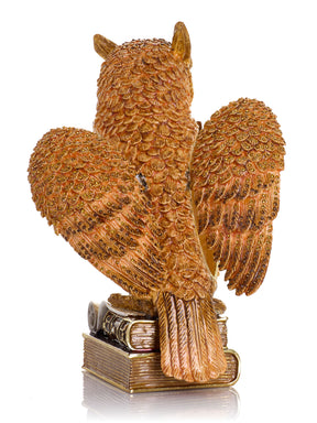 Keren Kopal Wise Owl on Books Trinket Box Limited Edition
