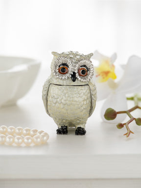 Keren Kopal Silver and White Owl