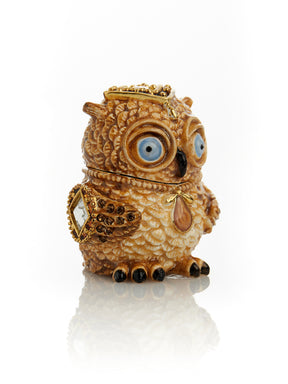 Brown Owl Trinket Box