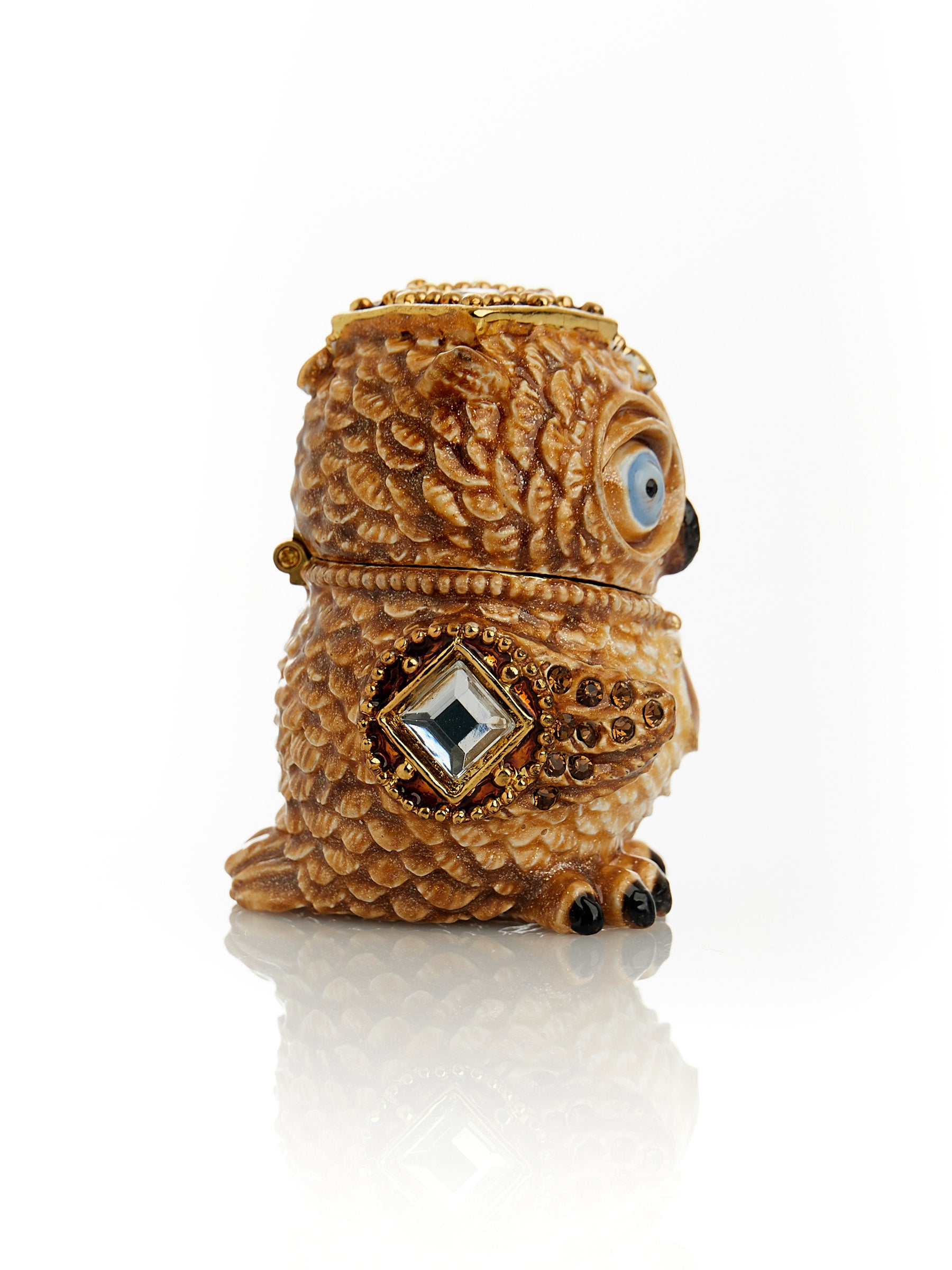 Brown Owl Trinket Box