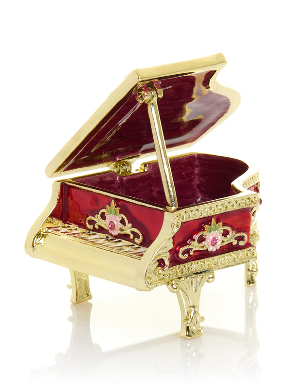 Red Piano Trinket Box