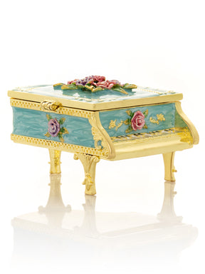 Keren Kopal Turquoise Piano with Flowers
