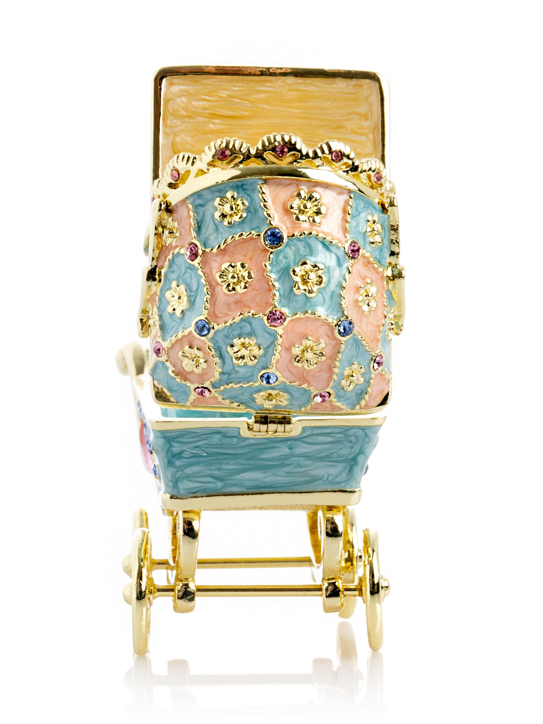 Baby Carriage trinket box