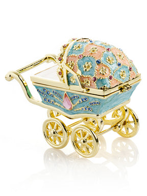 Baby Carriage trinket box