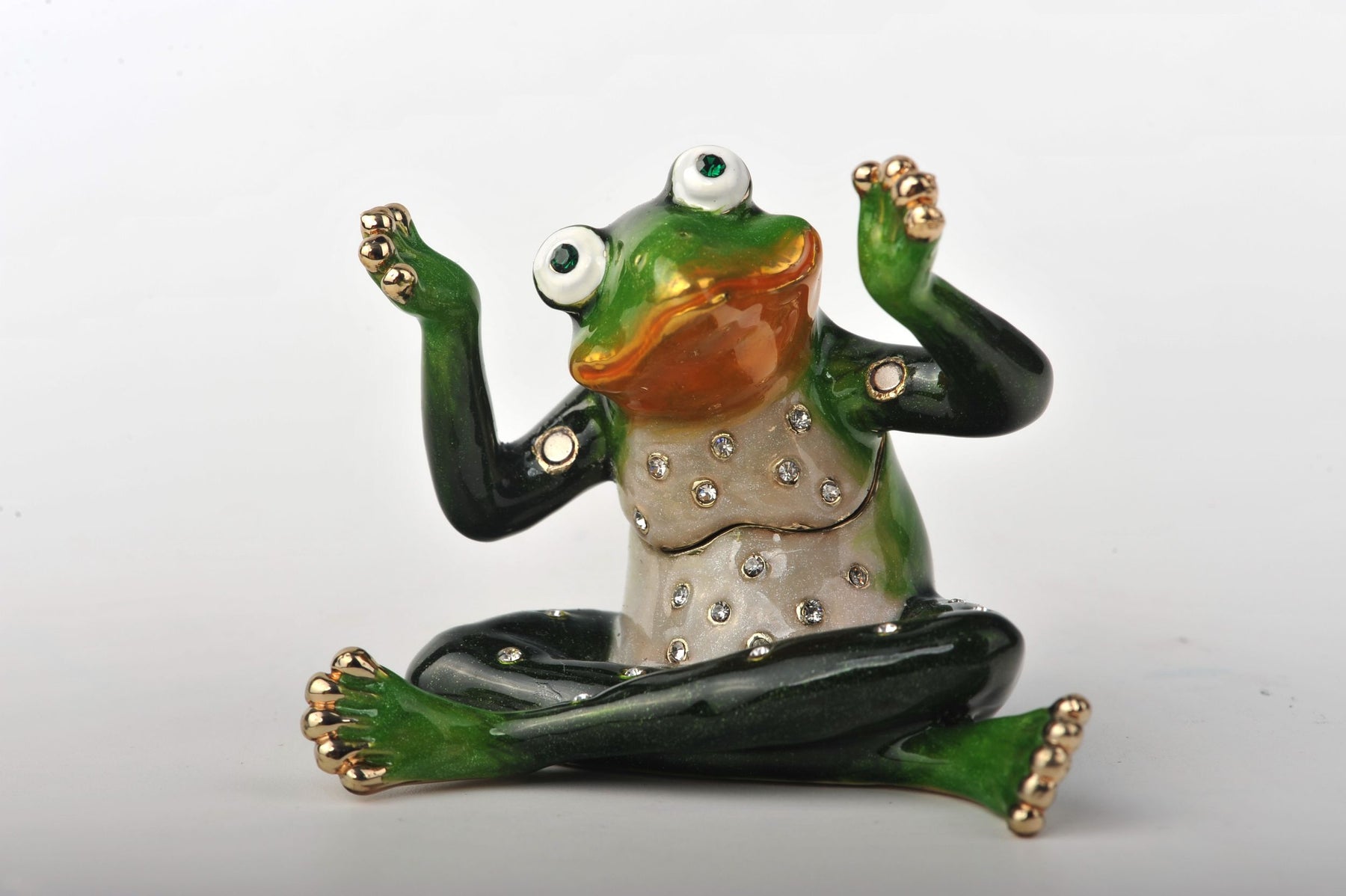 Baby Frog sitting on a Frog