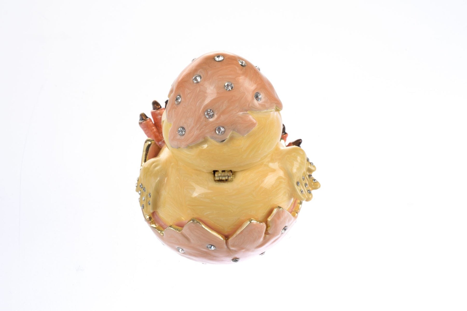 A chick hatches from an egg Trinket Box