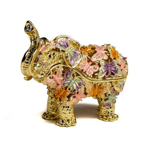 Golden Elephant Decorated with butterflies