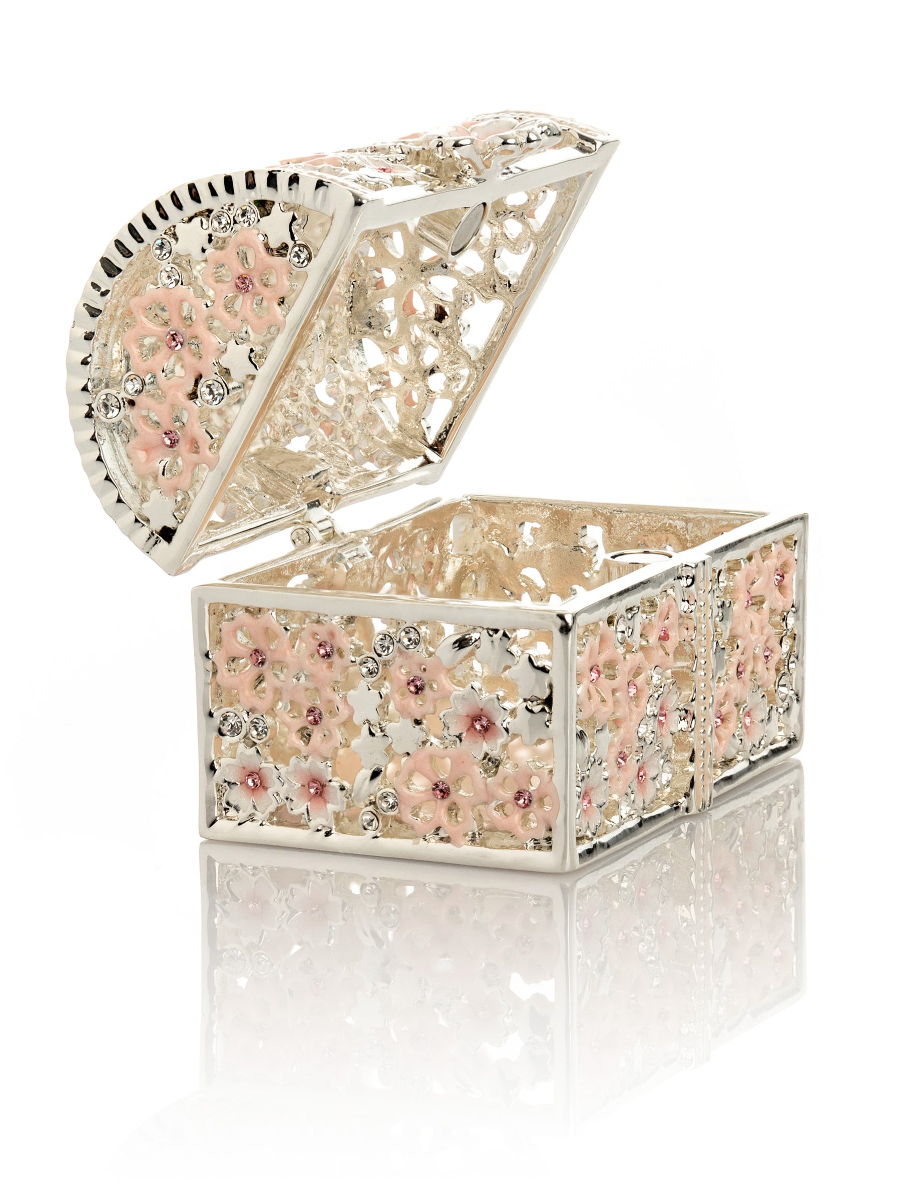 Flowers Beautiful Trinket Box