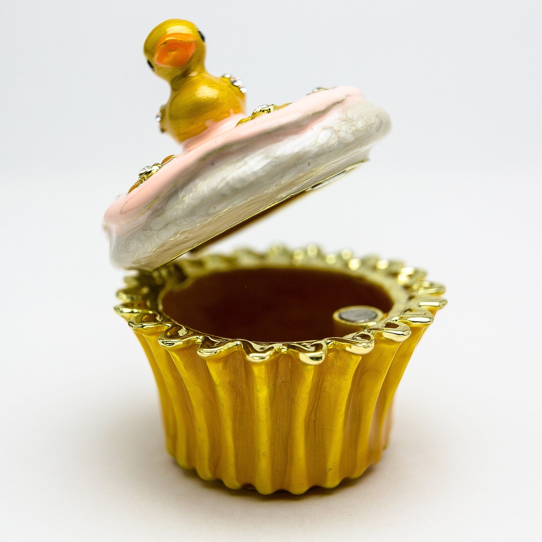 Yellow Duck on Cupcake Baby Shower Keren Kopal